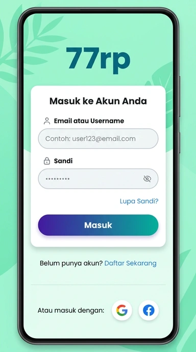 Masuk Akun Anda di 77rp dengan Mudah