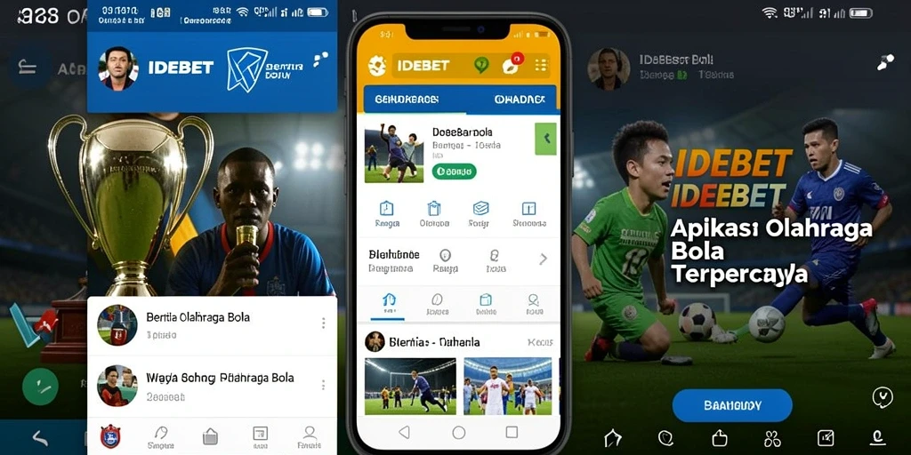 Tampilan antarmuka aplikasi IDEBET yang menarik dan informatif.