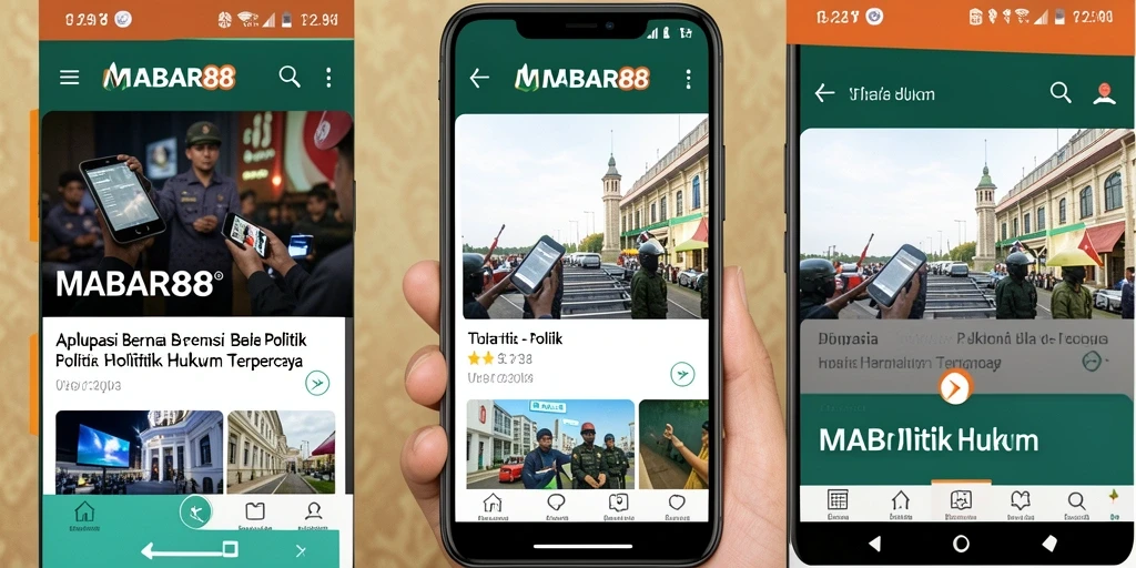 Antarmuka MABAR88 menampilkan berita politik hukum terbaru dan analisis mendalam.