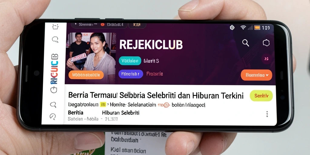 Antarmuka aplikasi REJEKICLUB yang informatif dan menarik.